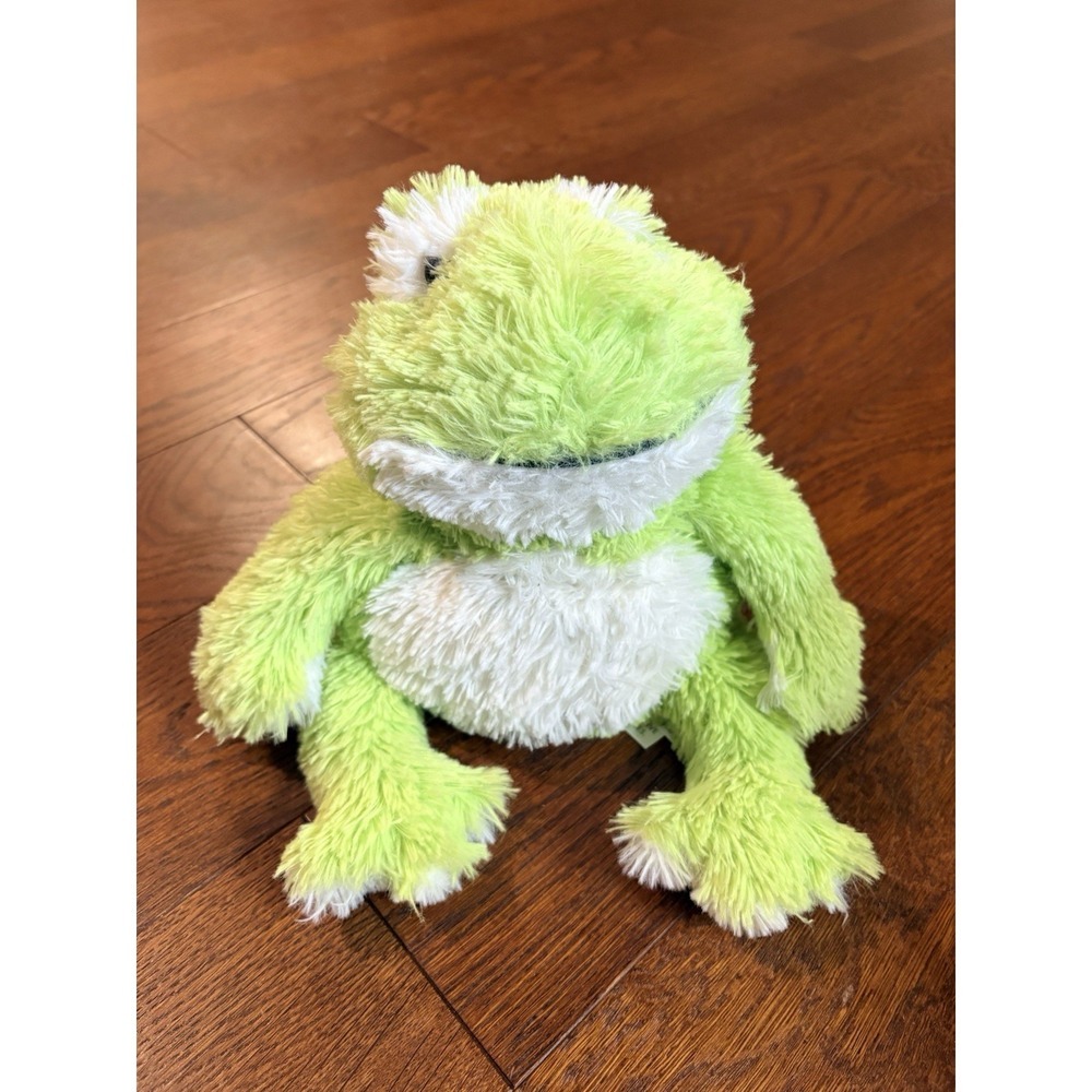 Warmies Cozy Green Frog 13" Soft Plush Therapy Microwavable Heatable